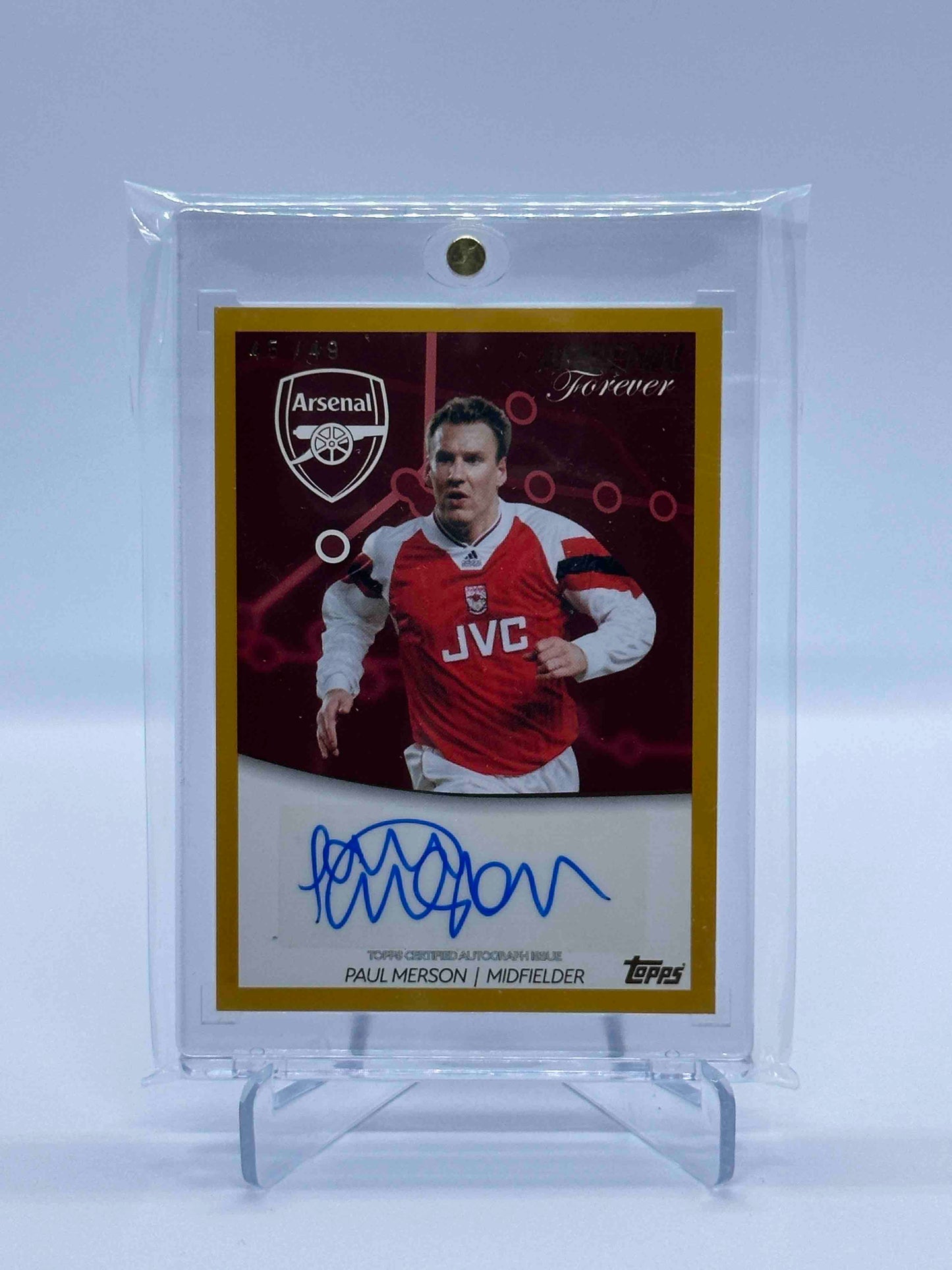 Paul Merson /49 Topps Arsenal Forever 2024