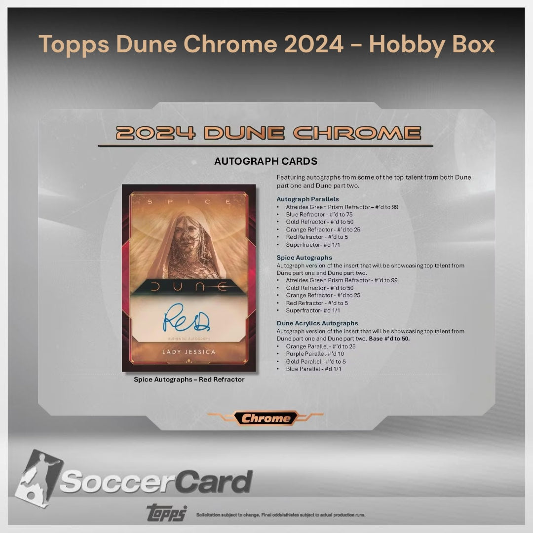 Dune Chrome 2024 - Hobby Box