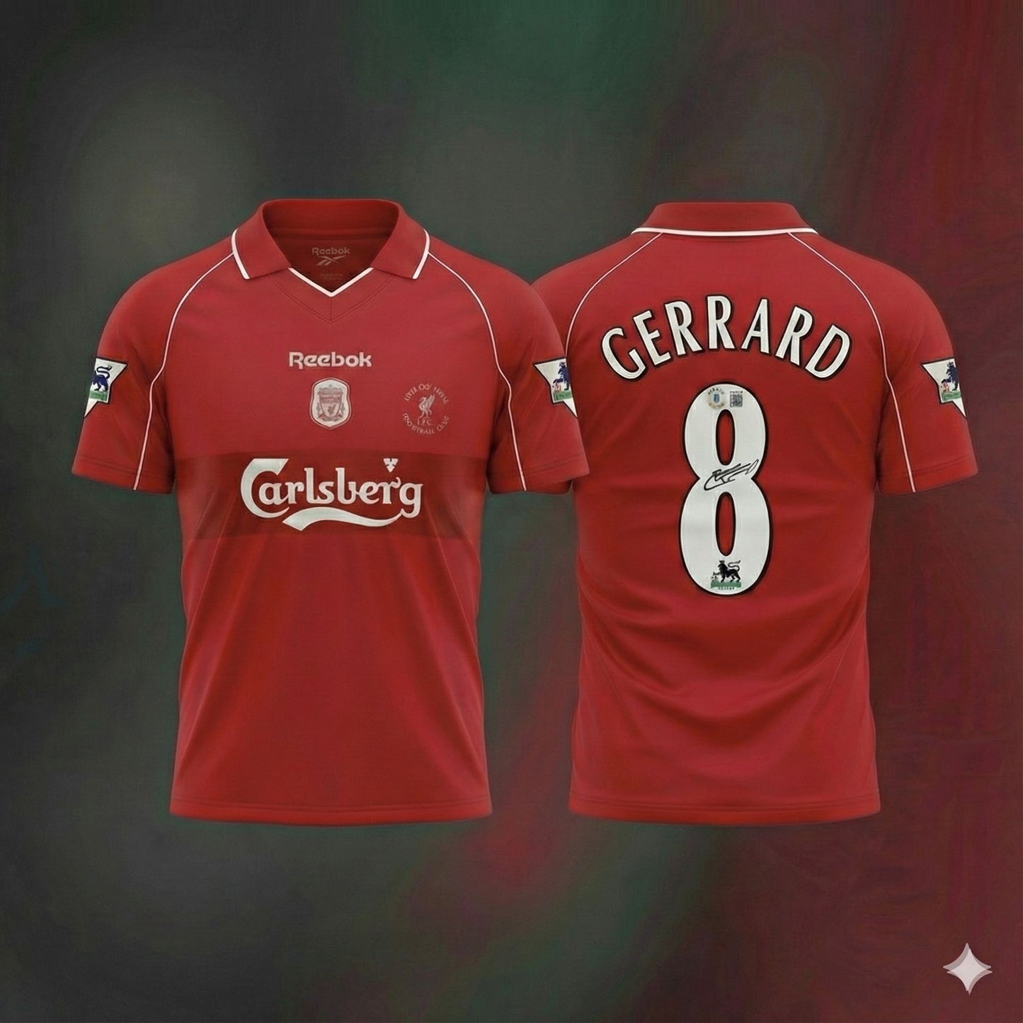 Steven Gerrard Authenticated Signed Jersey By Beckett