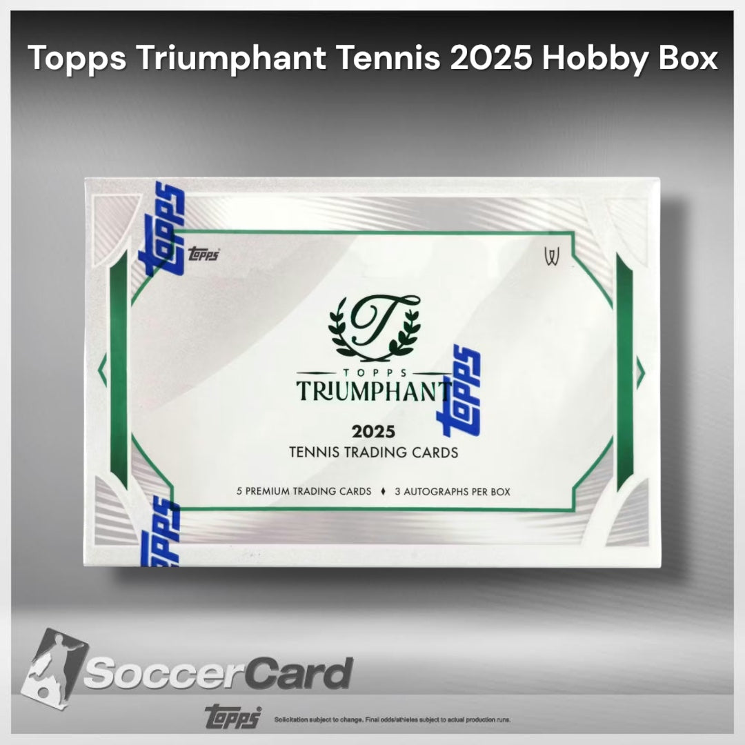 Topps Triumphant Tennis 2025 Hobby Box
