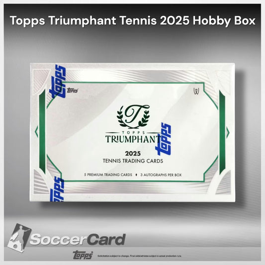 Topps Triumphant Tennis 2025 Hobby Box