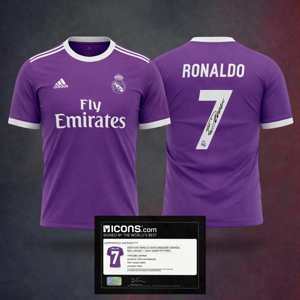 Cristiano Ronaldo Authenticated Signed Jersey ICONS.com