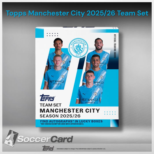 Topps Manchester City 2025/26 Team Set