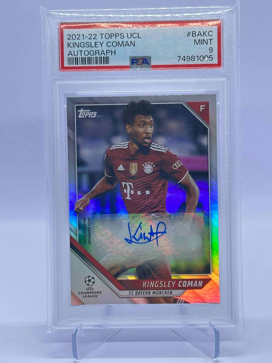 Kingsley Coman Topps Chrome UCL 2021/2022