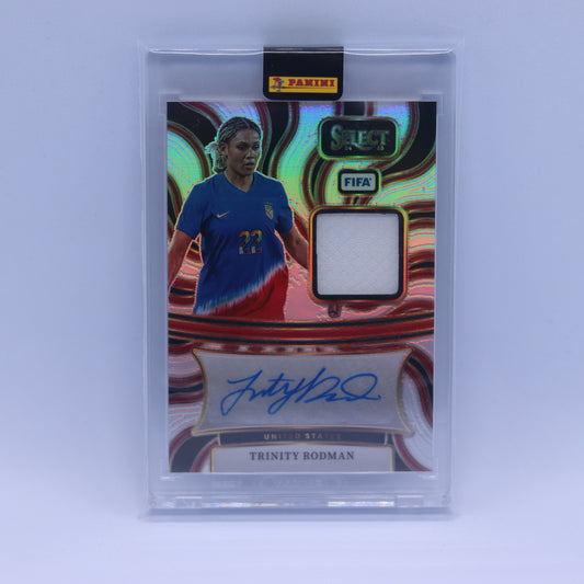 Trinity Rodman Panini FIFA Select 2024/2025 Auto/Relic