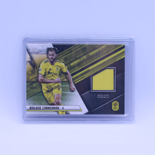 Walker Zimmerman Topps MLS 2021 Relic