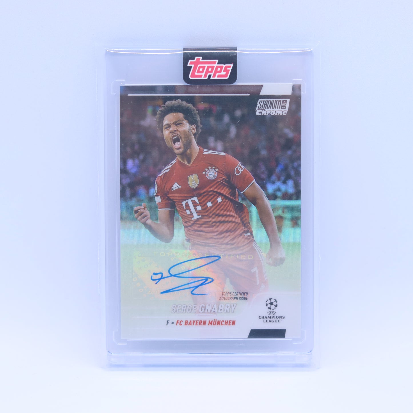 Serge Gnabry Topps Chrome Stadium 2021/2022 Auto