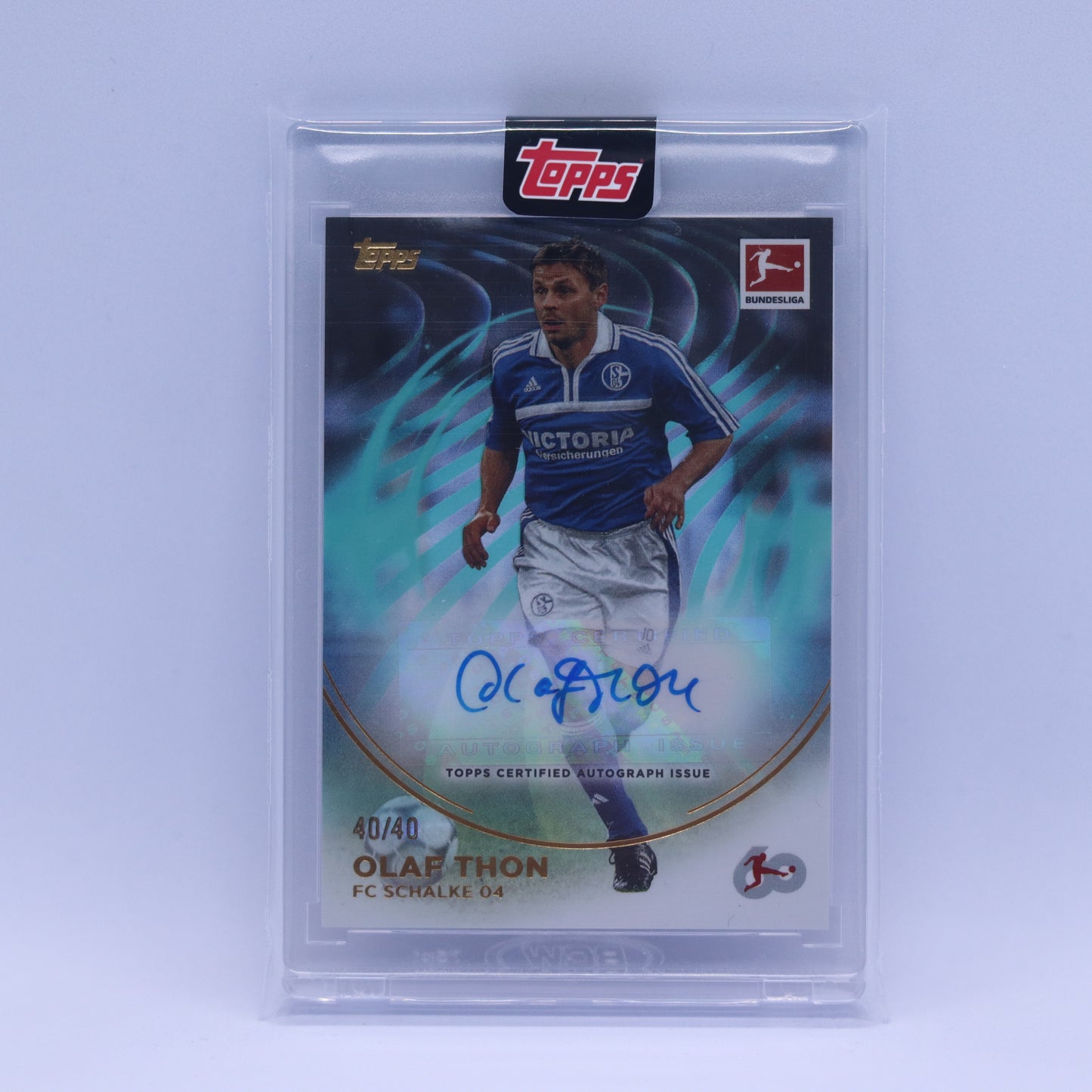 Olaf Thon (40/40) Topps Bundesliga 60 Years Anniversary 2024 Auto
