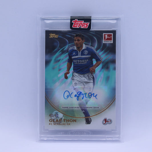 Olaf Thon (40/40) Topps Bundesliga 60 Years Anniversary 2024 Auto