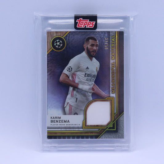 Karim Benzema (32/50) Topps Museum 2024 Relic