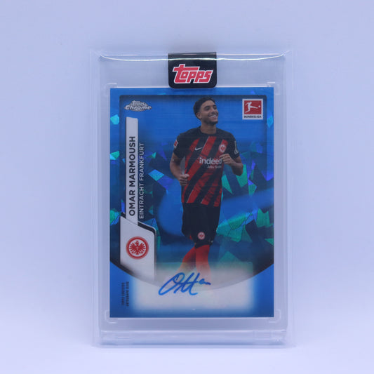 Omar Marmoush Topps Sapphire Chrome Auto 2023/2024