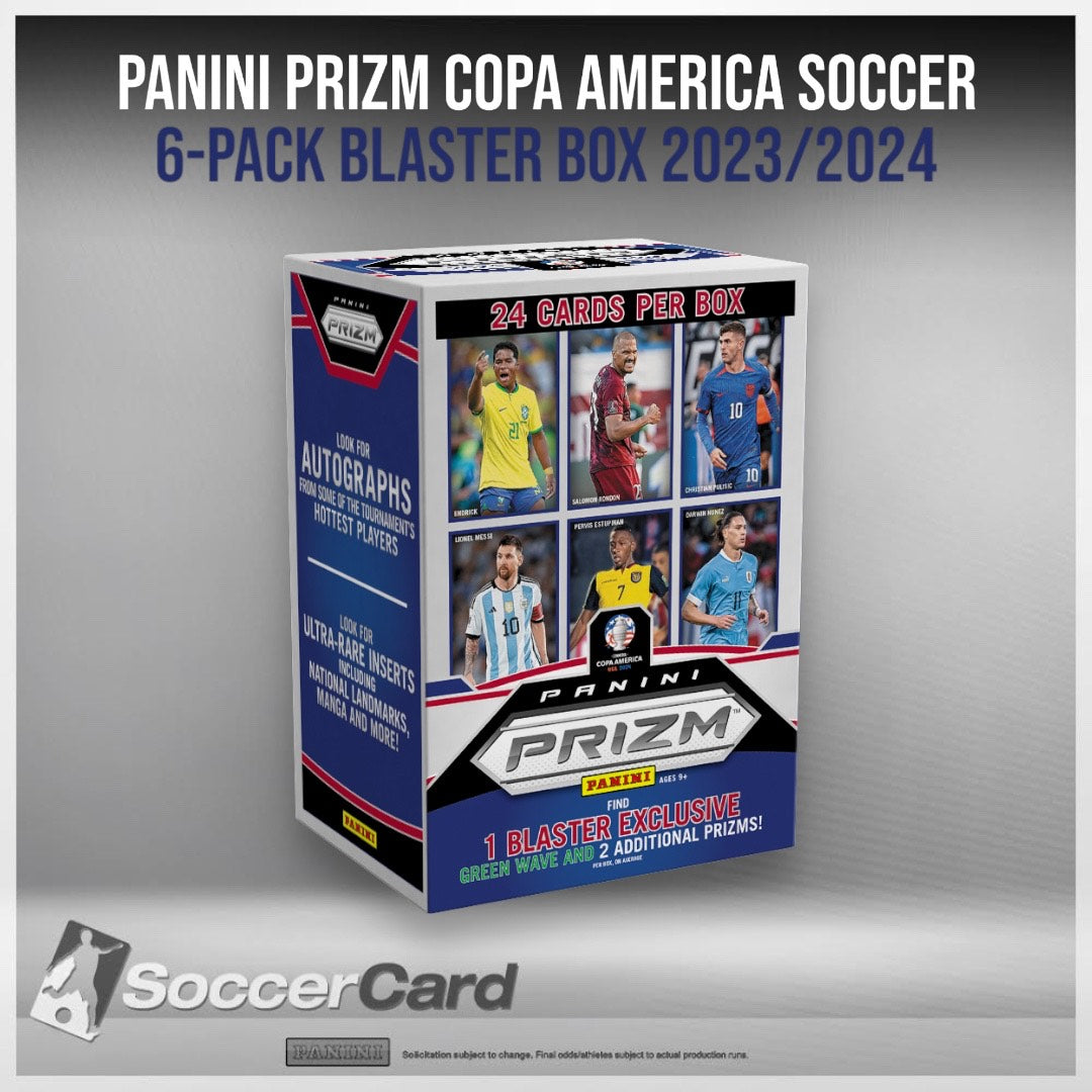 Panini Prizm Copa America Soccer 6-Pack Blaster Box 2023/2024