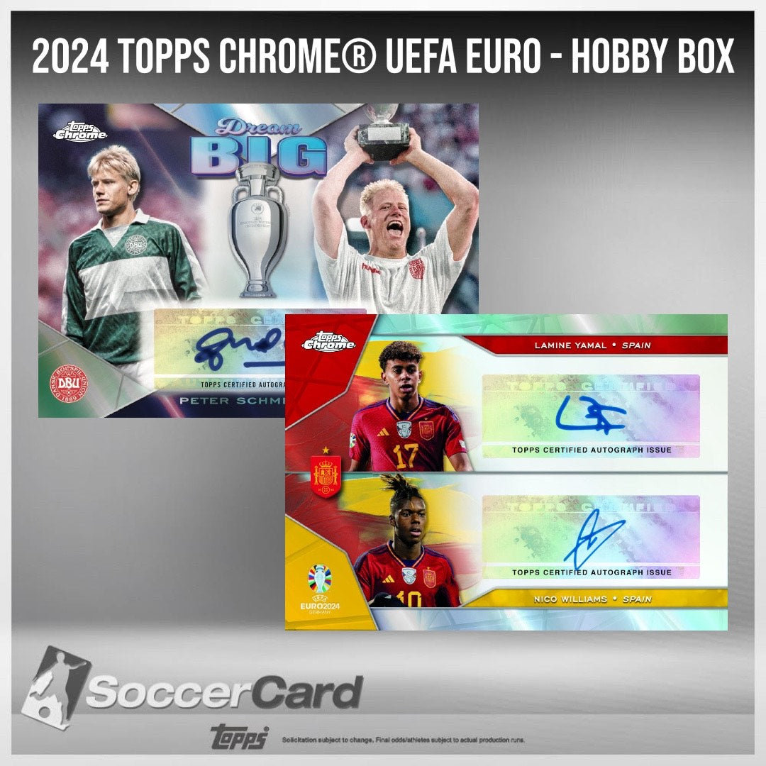 2024 Topps Chrome® UEFA EURO – صندوق الهوايات 